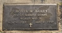 Thumbnail for Bailey, Grover Wilborn - Military Grave Marker.jpg