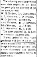 D C Chamberlain 1885 Caldwell Co Grand Juror.jpg