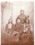 Thumbnail for George Fleury (standing)_photo taken by Barry at Fort Buford in May 1881.png