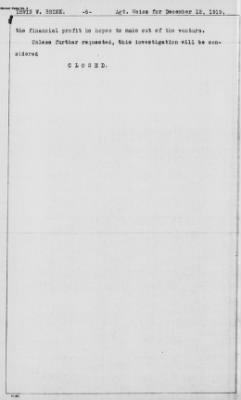 Thumbnail for Old German Files, 1909-21 > Irwin W. Brink (#303254)