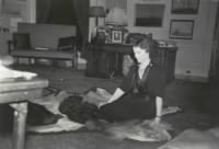 Thumbnail for Daisy Suckley plays with Fala in FDR’s White House Study, December 20, 1941.jpg