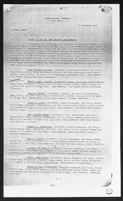 Thumbnail for Unit Records > 10 Nov 1943, General Orders, Headquarters