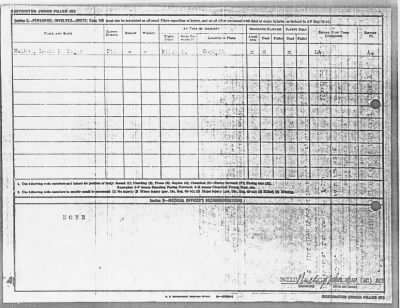 Thumbnail for Service Records > Report of Aircraft Accident, Louis M Walton