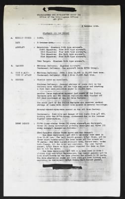 Thumbnail for Mission Reports > Standard Mission Report, 5th Bomb Group, 3 Oct 1944