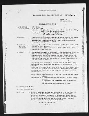 Thumbnail for Mission Reports > Standard Mission Report, Headquarters, 27 Oct 1944