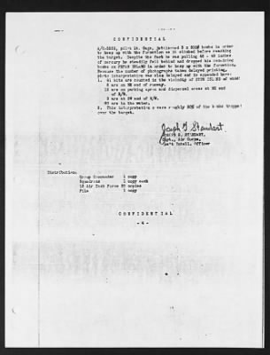 Thumbnail for Mission Reports > Consolidated Mission Report, Headquarters, 3 Jun 1944