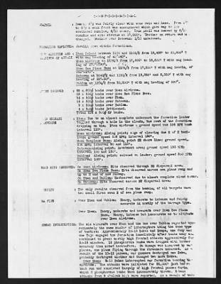 Thumbnail for Mission Reports > 11 Jun 1944, Consolidated Mission Report, Headquarters