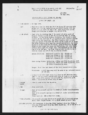 Thumbnail for Mission Reports > 13 Jun 1944, Consolidated Mission Report, Headquarters