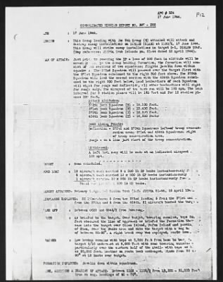 Thumbnail for Mission Reports > 17 Jun 1944, Consolidated Mission Report, Headquarters