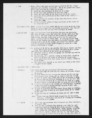 Thumbnail for Mission Reports > 22 Jun 1944, Consolidated Mission Report, Headquarters