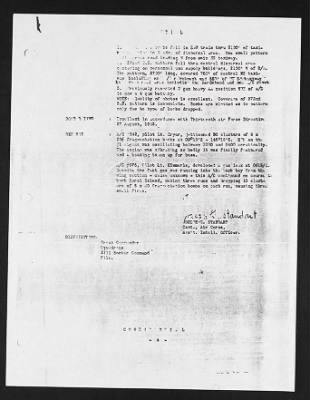 Thumbnail for Mission Reports > Consolidated Mission Report, Headquarters, 25 Jun 1944