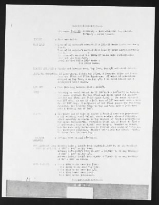 Thumbnail for Mission Reports > Consolidated Mission Report, Headquarters, 28 Jun 1944