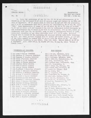 Thumbnail for Unit Records > 5 Feb 1945, Special Orders, Headquarters