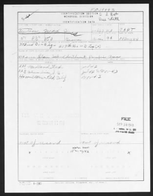 Thumbnail for Service Records > Adjustment of Records, Group Burial