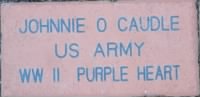 Thumbnail for Caudle, Johnnie Veteran Stone.JPG