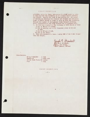 Thumbnail for Mission Reports > Consolidated Mission Report, Headquarters, 3 Jun 1944