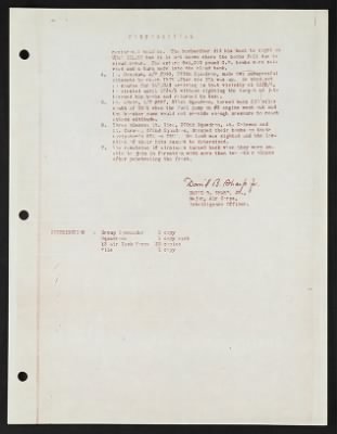 Thumbnail for Mission Reports > Consolidated Mission Report, Headquarters, 7 Jun 1944