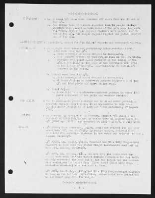 Thumbnail for Mission Reports > Consolidated Mission Report, Headquarters, 5 Jul 1944