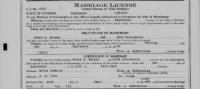 Thumbnail for Uncle Henry Aunt Dora - Marriage License - 2.jpg