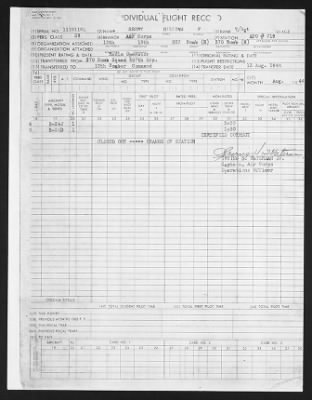 Thumbnail for Flight Records > Individual Flight Records, William F Seery