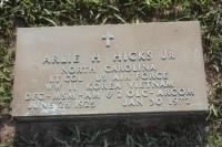 Thumbnail for Arlie Hugh Hicks, Jr. Headstone.jpg