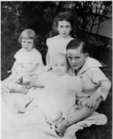 Left to Right Josefa Hermine Johnson, Rebekah Luruth Johnson, Sam Johnson, Lyndon B. Johnson.jpg