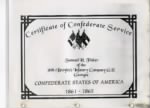 Thumbnail for FISHER Samuel Henry (1822-1923) - Military Certificate of Confederate Service.jpg