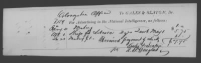 Thumbnail for Accounts and Receipts > 1859-1860