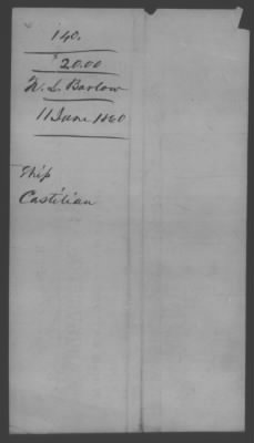 Thumbnail for Accounts and Receipts > 1859-1860