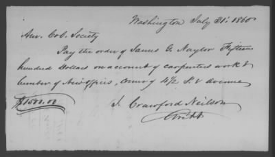 Thumbnail for Accounts and Receipts > 1859-1860