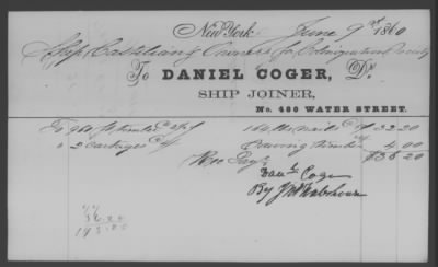 Thumbnail for Accounts and Receipts > 1859-1860