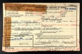 US, Headstone Applications, 1925-1963 record example