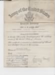 Thumbnail for Ernest Carlton Army Honorable Discharge 001.jpg