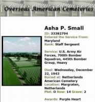 Thumbnail for SSgt Asha P Small Margraten, Netherlands.jpg