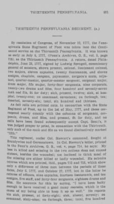 Thumbnail for Volume III > Continental Line. Thirteenth Pennsylvania. November 12, 1777-July 1, 1778.