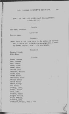 Volume III > Additional Regiment. Col. Thomas Hartley's. Jan. 11, 1777-Jan. 13, 1779.