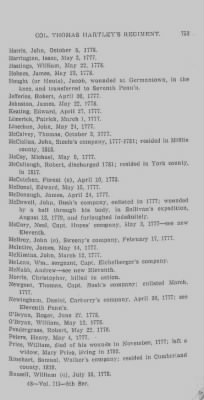 Volume III > Additional Regiment. Col. Thomas Hartley's. Jan. 11, 1777-Jan. 13, 1779.