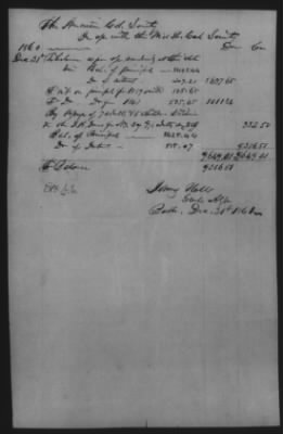 Thumbnail for Accounts and Receipts > 1860-1864