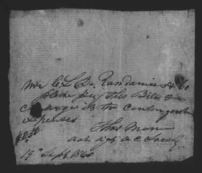 Thumbnail for Accounts and Receipts > 1860-1864