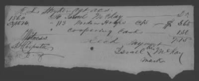 Thumbnail for Accounts and Receipts > 1860-1864