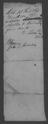 Thumbnail for Accounts and Receipts > 1860-1864