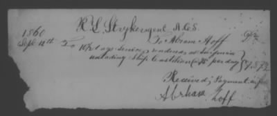 Thumbnail for Accounts and Receipts > 1860-1864