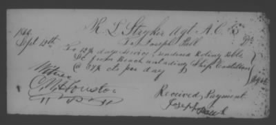 Thumbnail for Accounts and Receipts > 1860-1864