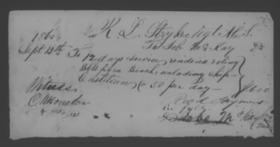 Thumbnail for Accounts and Receipts > 1860-1864