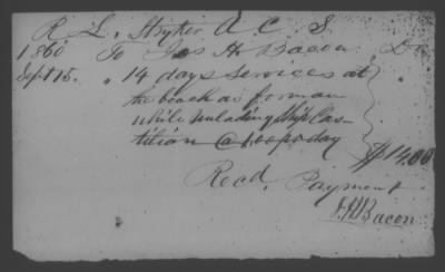 Thumbnail for Accounts and Receipts > 1860-1864