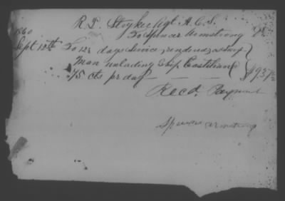 Thumbnail for Accounts and Receipts > 1860-1864