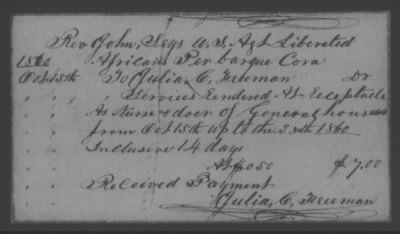 Thumbnail for Accounts and Receipts > 1860-1864