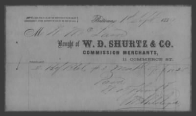 Thumbnail for Accounts and Receipts > 1860-1864