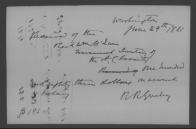 Thumbnail for Accounts and Receipts > 1860-1864