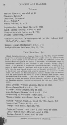 Volume I > Officers and Soldiers in the Service of the Province of Pennsylvania. 1744-1765.